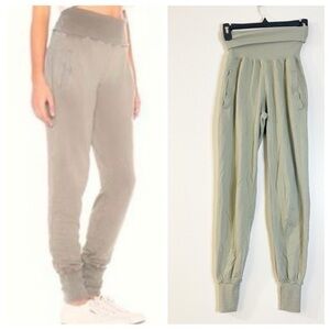 Young Fabulous & Broke Groove Foldover Joggers Pants High Waist